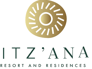 Itzana Logo (Gold and Green)